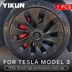 1PCS Hub Cap Car Replacement Wheel Cap Automobile Hubcap Full Rim Cover Accessories for Tesla Model 3/Y 18/19/20 Inch 2018-2024