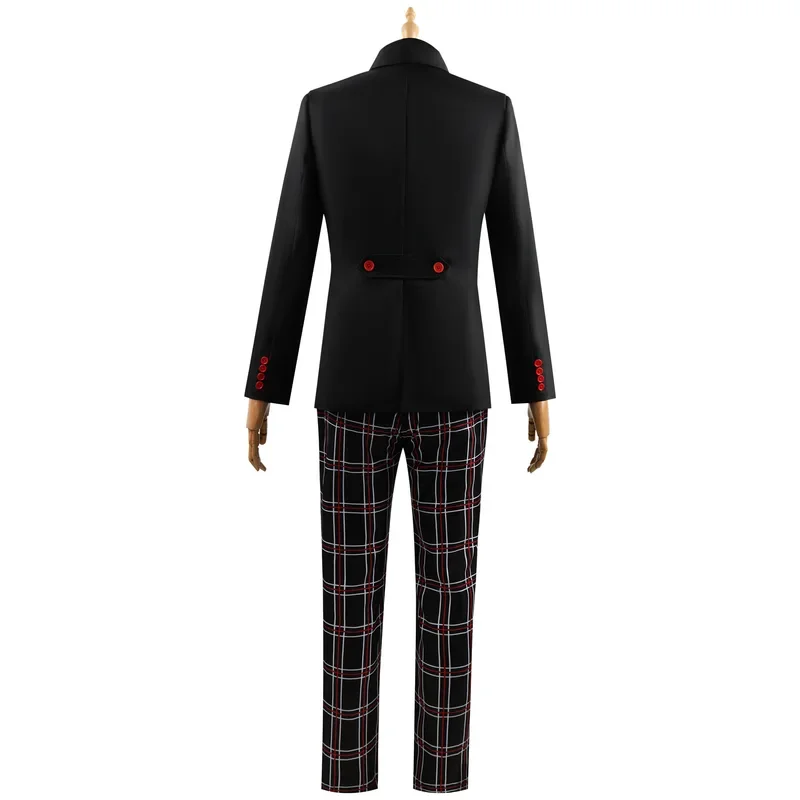 Gioco Persona 5 Ren Amamiya Akira Kuru Costum Cosplay Amamiya uniforme scolastica abiti da uomo Halloween Blazer Unisex Outfit