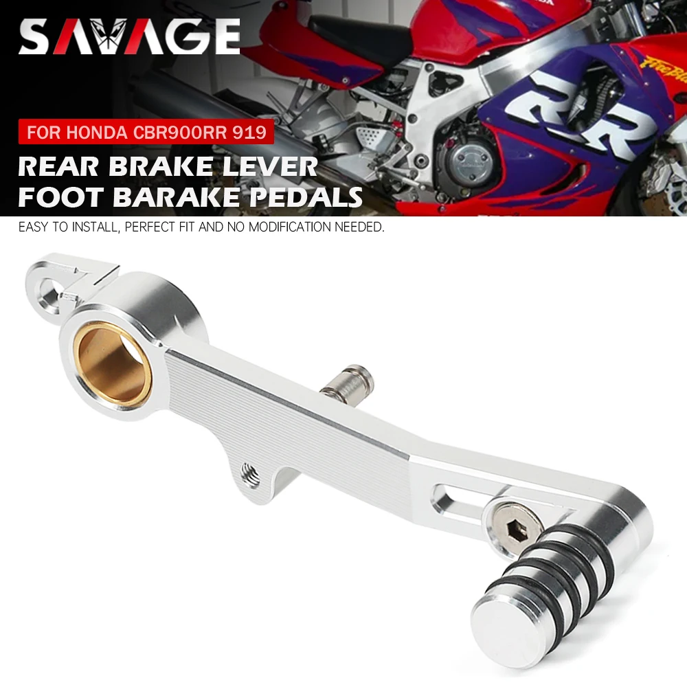 

Rear Brake Lever Pedal For HONDA CBR900RR 919 CBR 900 RR 1998 1999 Fireblade Motorcycle Foot Brake Footrest Adjustable Linkage