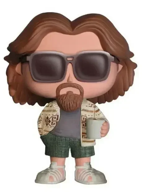 FUNKO POP Movies BIG LEBOWSKI Green Toes The Dude 81 # دوني 83 # يسوع 85 # ألعاب نموذجية قابلة للجمع من الفينيل PVC #4