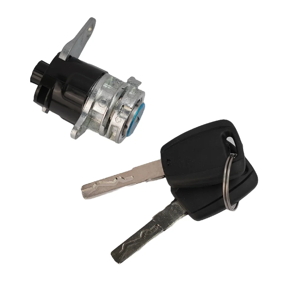 Cylindre De Serrure D'Allumage + 2 Clés Pour Toyota Camry 2002-2006 Sans Immobiliseur – Métal Argenté Qualité Premium