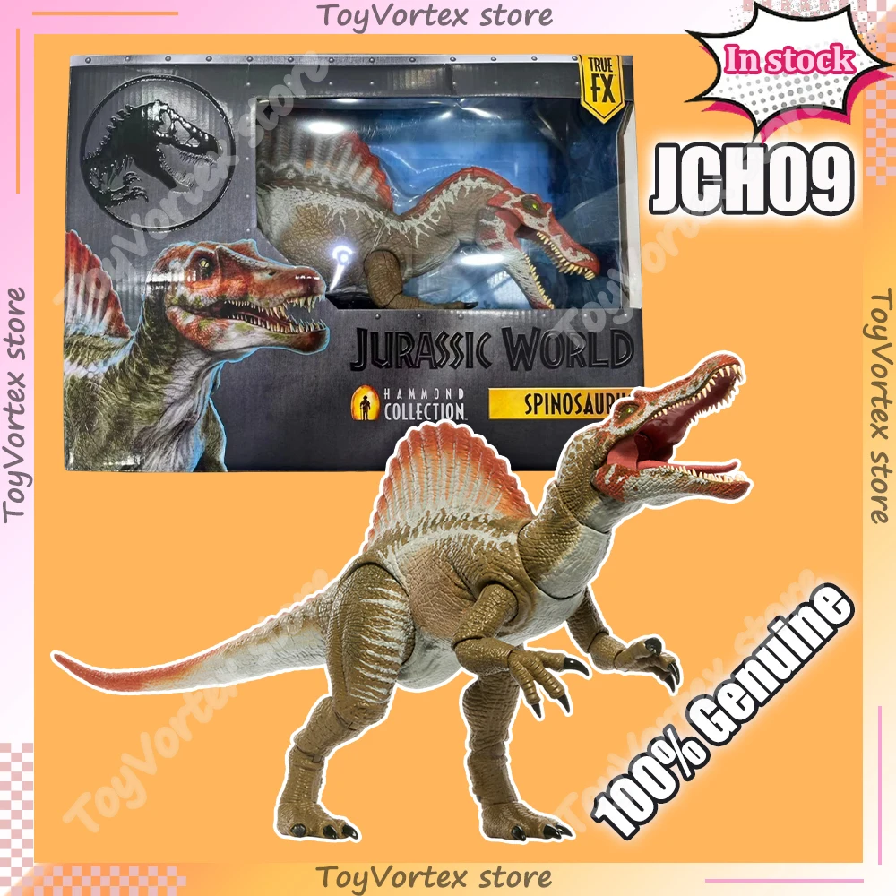 In Stock100% Original Jurassic Hammond Large Collection Series God of War Spinosaurus Super Moving Dinosaur Model JCH09