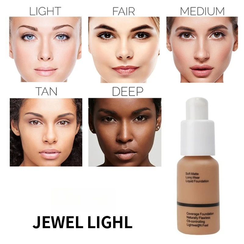 

Liquid Foundation Waterproof Oil Control Concealer Matte Concealer Foundation Moisturizing BB Cream Foundation Wholesale