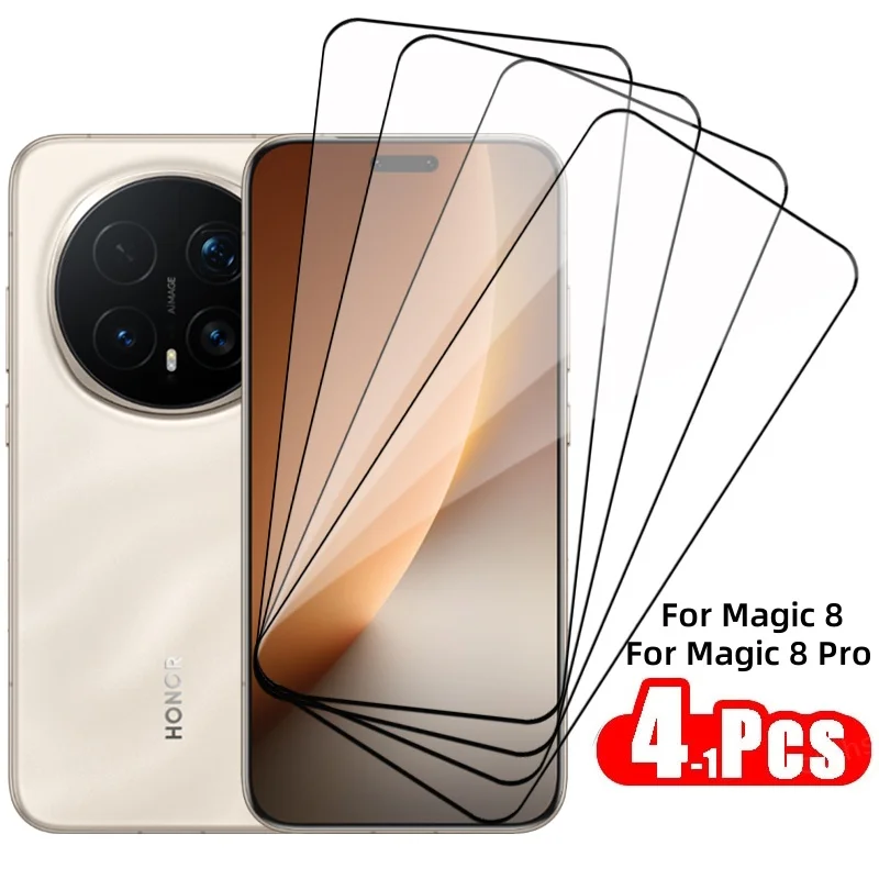 غطاء كامل من الزجاج لهاتف Honor Magic 8 Pro من الزجاج المقسى Magic 8 Pro واقي للشاشة عالي الدقة طبقة هاتف واقية Honor Magic 8 Pro #1