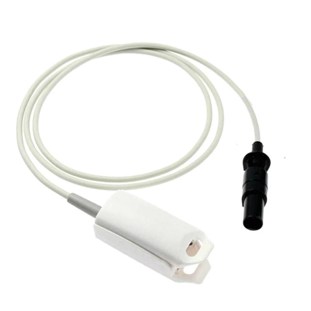 Child Finger Clip Ear Clip Silicone Long Cable Spo2 Oxygen Sensor Reusable Spo2 Sensor for G*E-O*HMEDA 7pin Patient Monitor