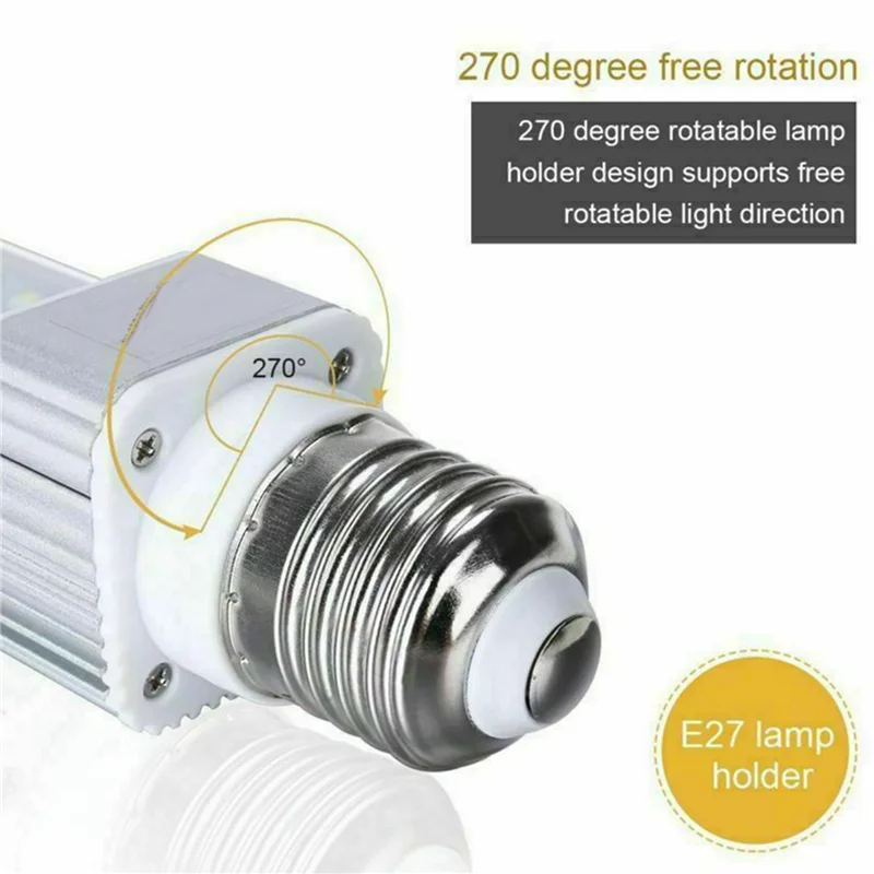 SYW-3X Fishpod White Plant Aquarium 7W Grow Light LED Tank Fish Coral Bulb E27 Lamp