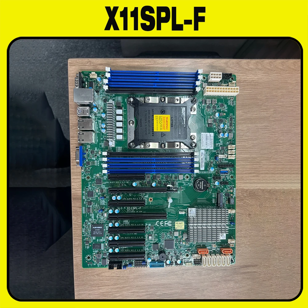 

For Supermicro X11SPL-F single server mainboard LGA3647 C621 chipset supports remote management