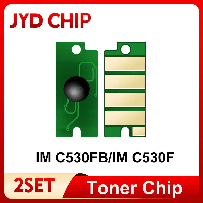 

8 шт. чипов для тонер-картриджей IM C530fb C530 IMC530fb IMC530, совместимых с Ricoh IM C530fb C530 418236 418237 418242