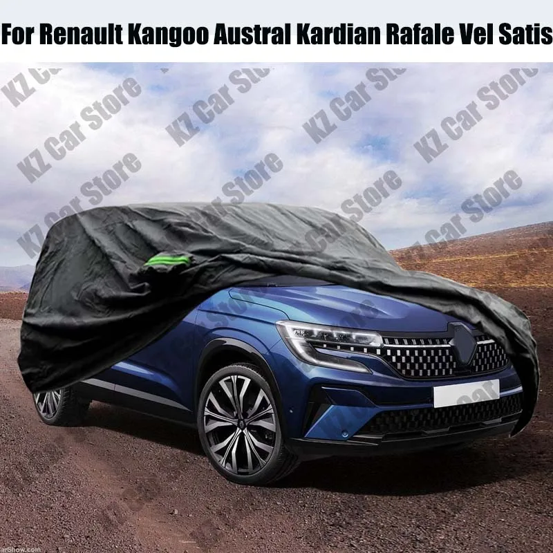 غطاء سيارة كامل خارجي للشمس والثلج والمطر والرياح يمنع غطاء لرينو كانجو أسترال كارديان رافالي فيل ساتيس