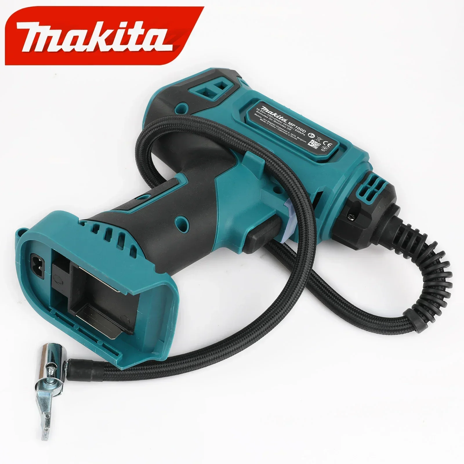 DYS60 Automatic Cordless Inflator Electric Air Pump Car Tire Handheld Air Compressor For Makita 18v Battery Pins,No Battery