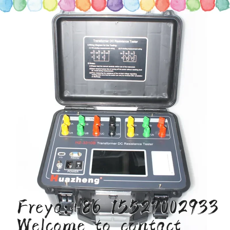 Huazheng Electric HZ-3310B Three 10Ampere DC Resistance Transformer Winding Resistance Test Machine Price