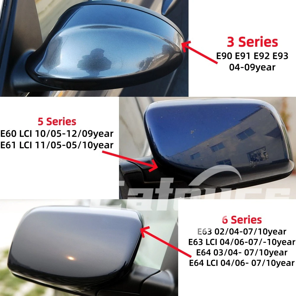 Power Rearview Mirror Fold Release Motor Actuator For BMW 3 Series E90 E93 04-09 5 Series E60 E61 05-10 6 Series E63 E64 04-10 view 2