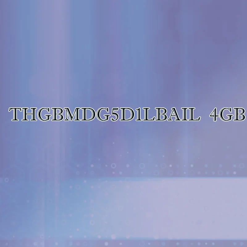 

THGBMDG5D1LBAIL 4GB Plastic black housing
