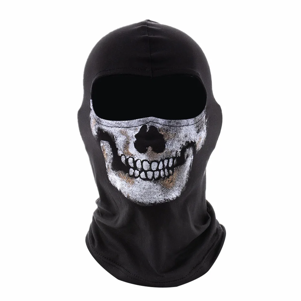 Motorräder Fahrrad Ski Schädel Sturmhaube Maske Cosplay Scary Ghost Gesicht Krieg Spiel Skelett Reiten Outdoor Kopfbedeckung Winddichte Masken