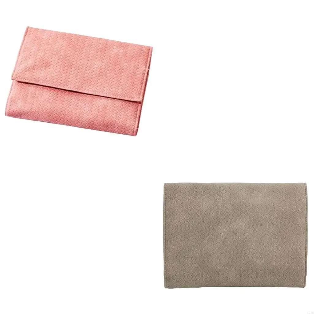 

Foldable Travel Jewelry Organizers Bag For Rings Earrings Necklaces Watches