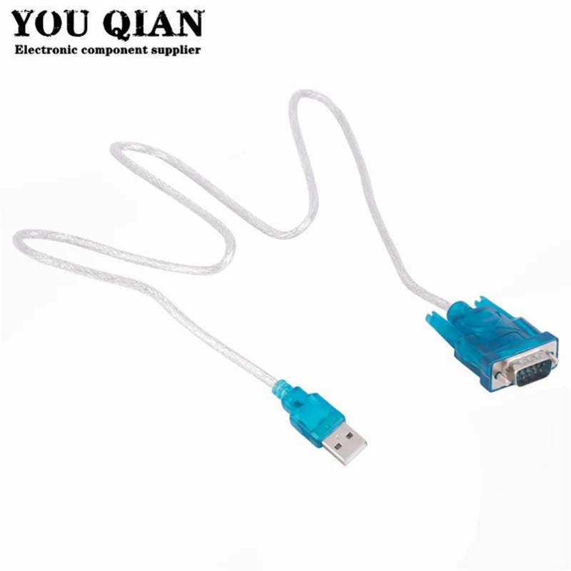 New HL-340 USB to RS232 COM Port Serial PDA 9 pin DB9 Cable Adapter Support Windows7 64