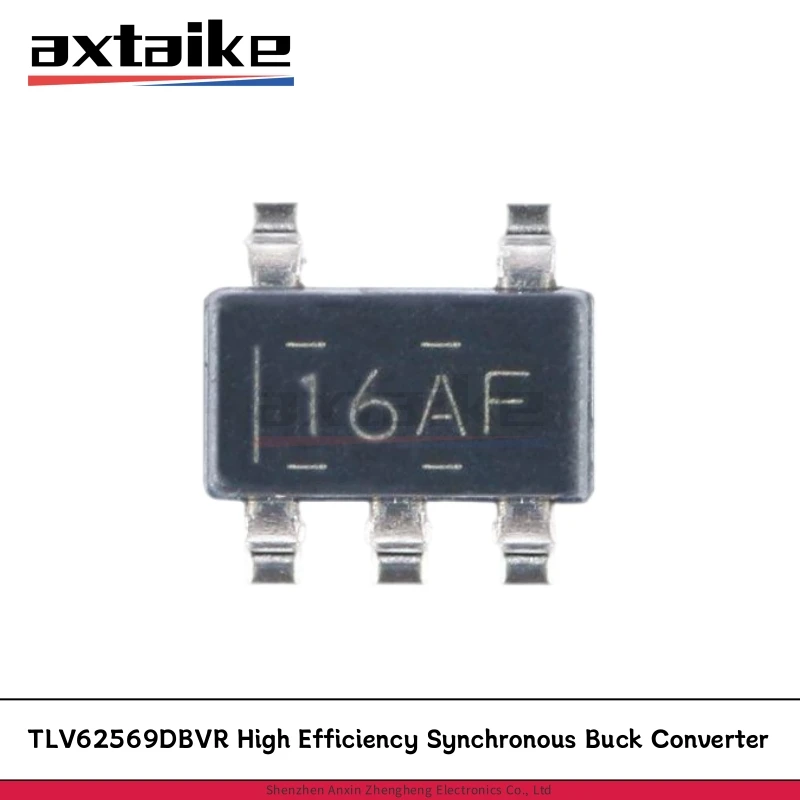 

20PCS TLV62569DBVR 16AF SOT23-5 TLV62569DBVT TLV62569 2.5V to 5.5V 2A High Efficiency Synchronous Buck Converter SMD IC