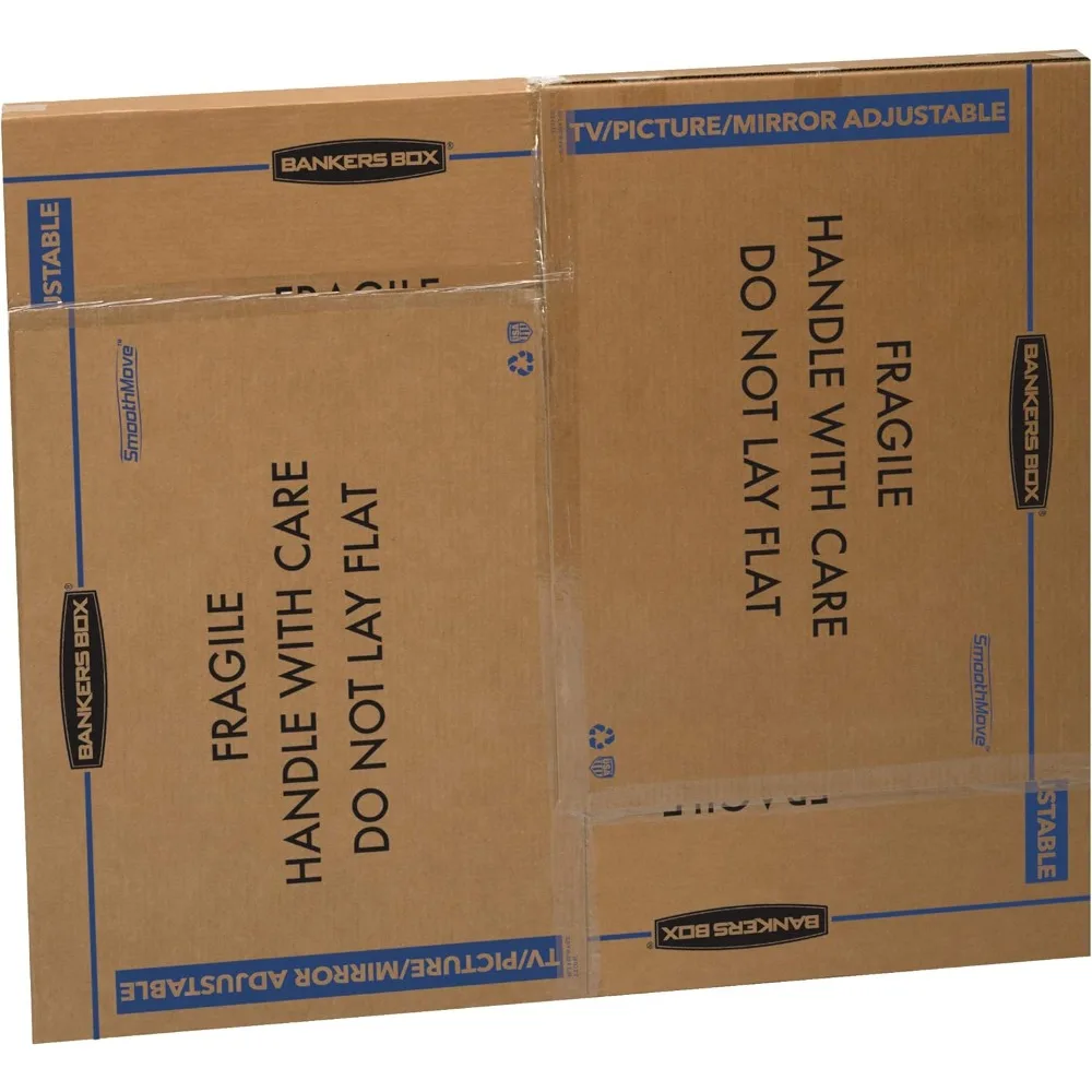 

Moving Boxes 22.38"L X 3.63"W X 31.25"H (Pack of 3), Excellent Choice of Strong Packing Boxes for Moving, Boxes for Packaging