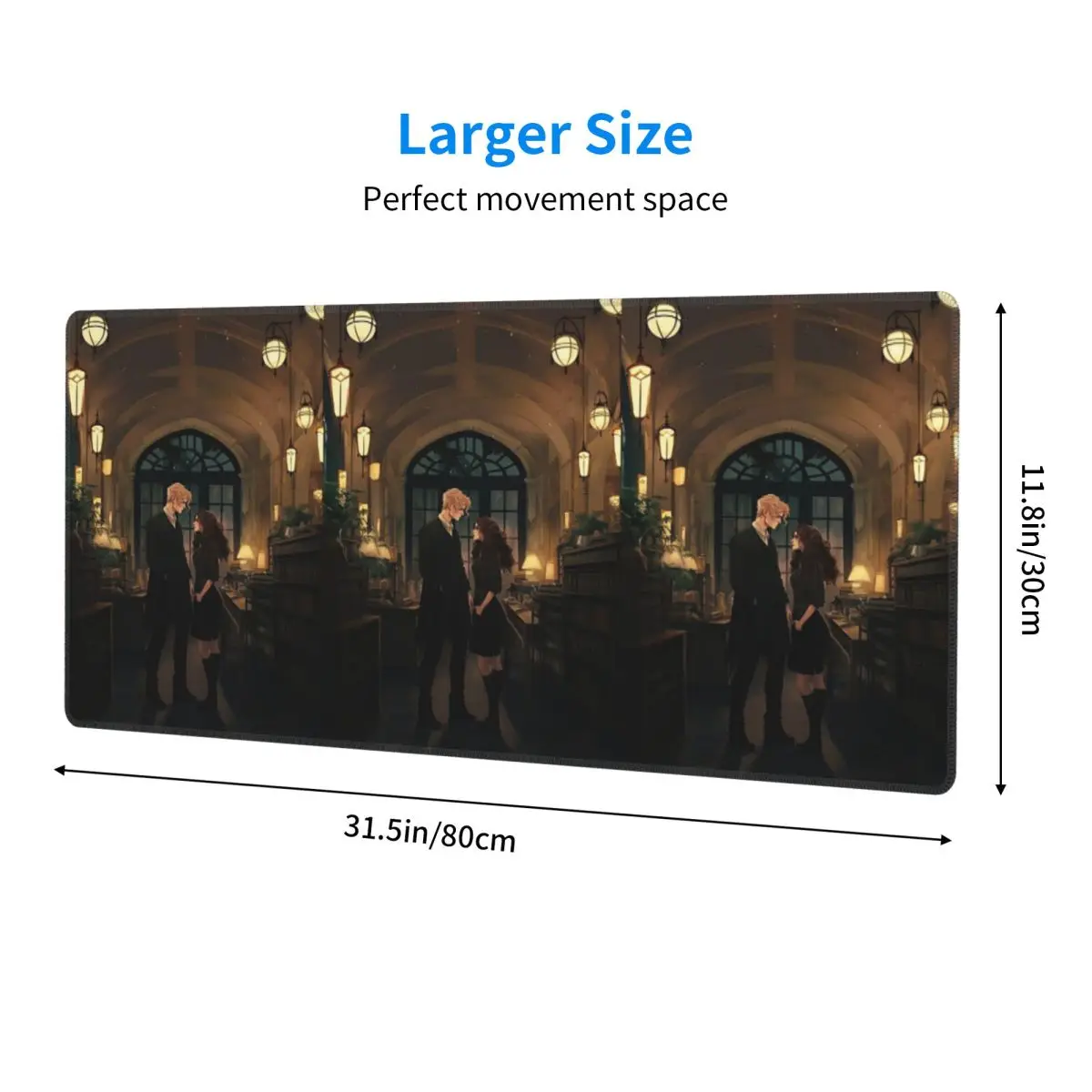 Large Mouse Pad Dramione At The Library Gamer PC Laptop Mats Keyboard Carpet Computer Gaming Office Accessories Desk Mat