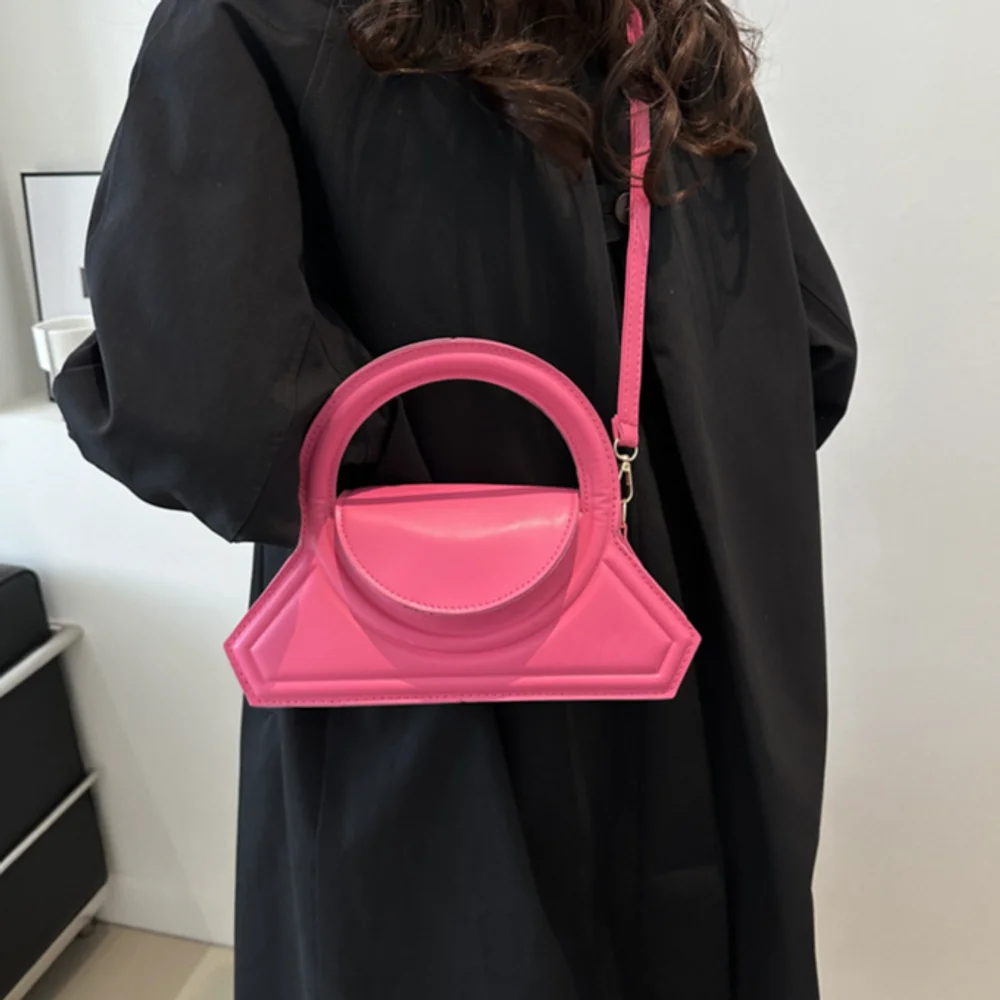 Solid Color Pu Leather Elegant - đánh giá và giá Leather Work Bag