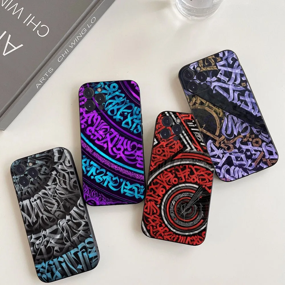 Pokras Lampas Art Graffiti Phone Case For iPhone 14 11 12 13 Mini Pro XS Max Cover 6 7 8 Plus X XR SE 2020 Funda Shell