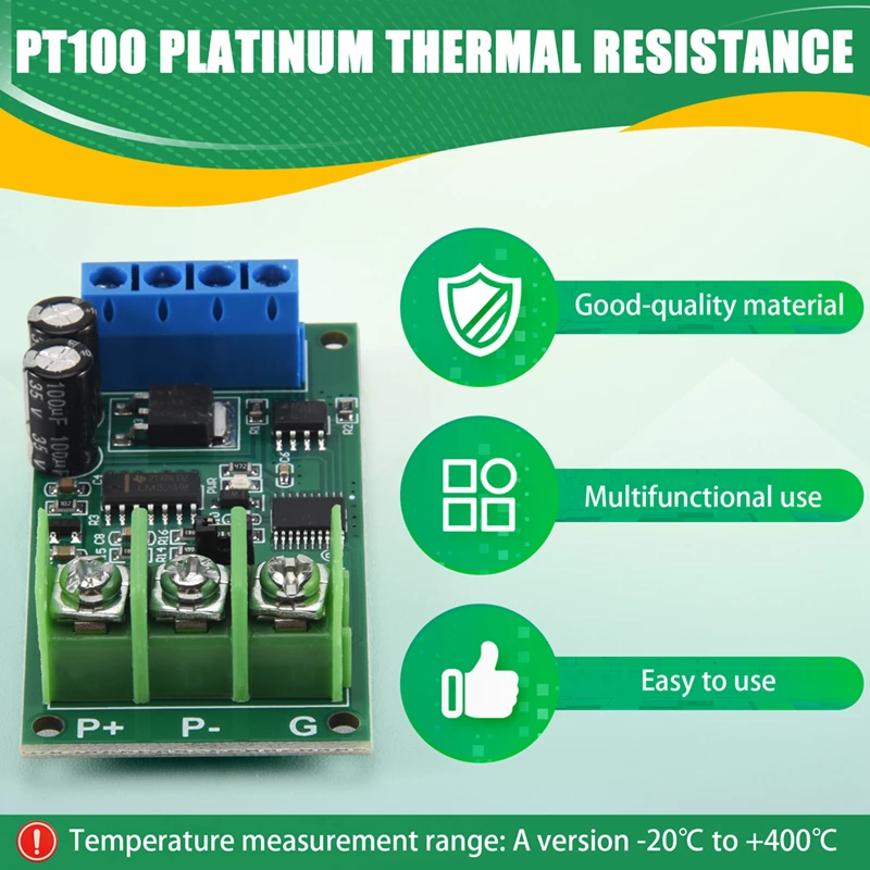 PT100 Platina Resistência Térmica RTD Sensor de Temperatura Transmissor RS485 MODUBS Módulo RTU