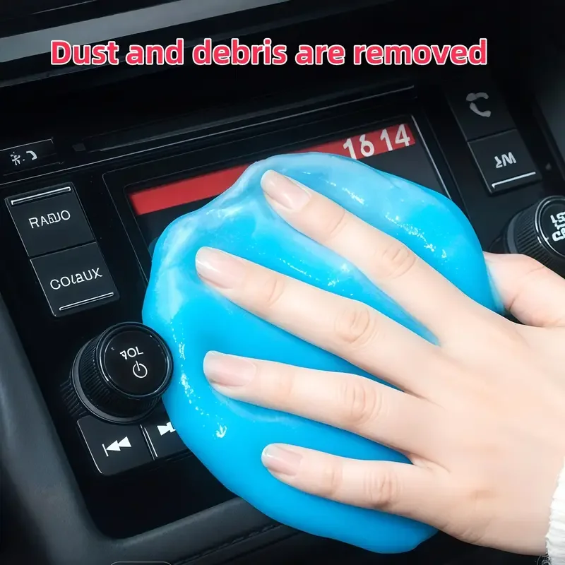 1Pc High Efficiency Dust Remove Gel Car Interior Clean Magic Mud Universal Household Keyboard Desk Cleaning Tool Car Accessories
