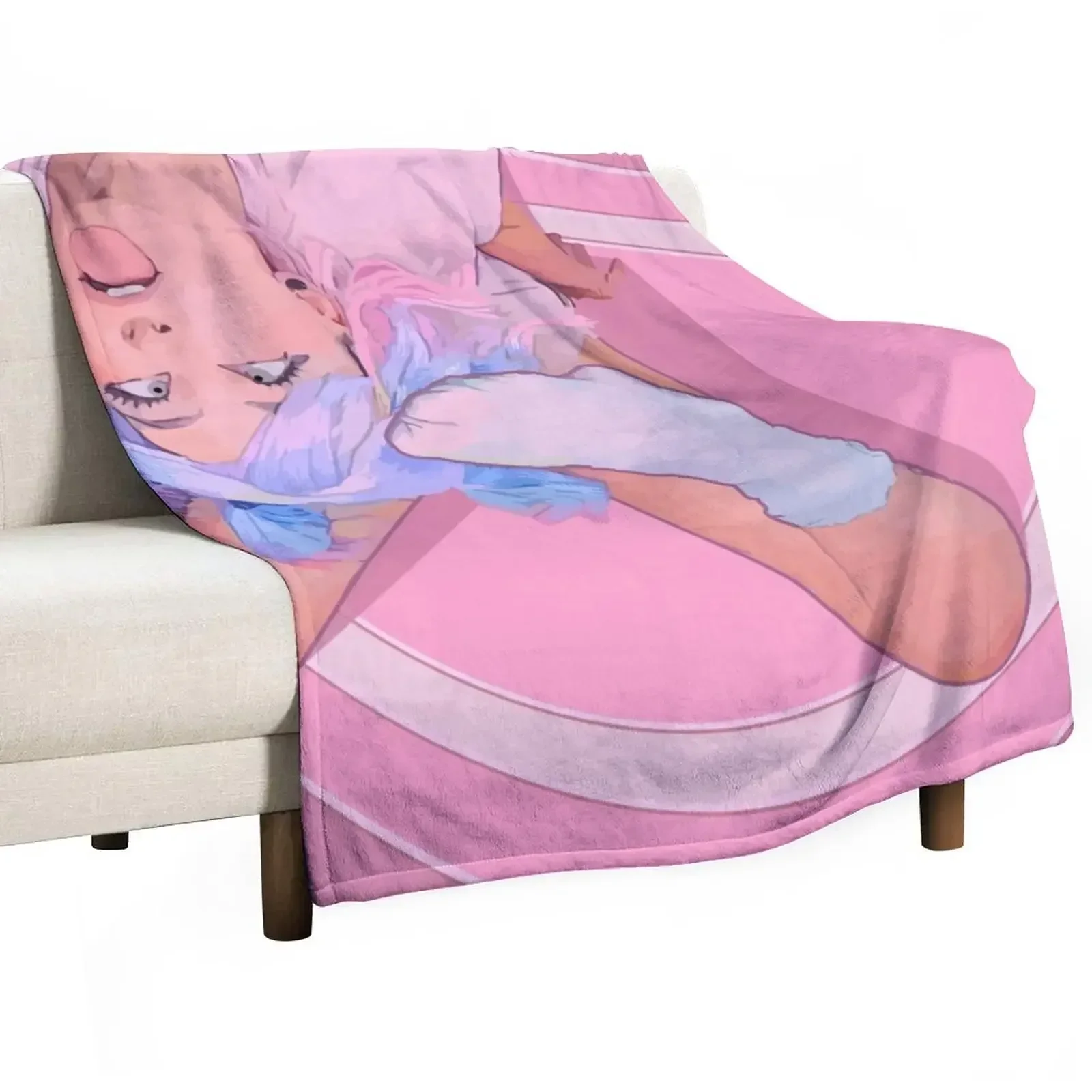 

Belle Cosplay Throw Blanket Flannels For Decorative Sofa Blankets