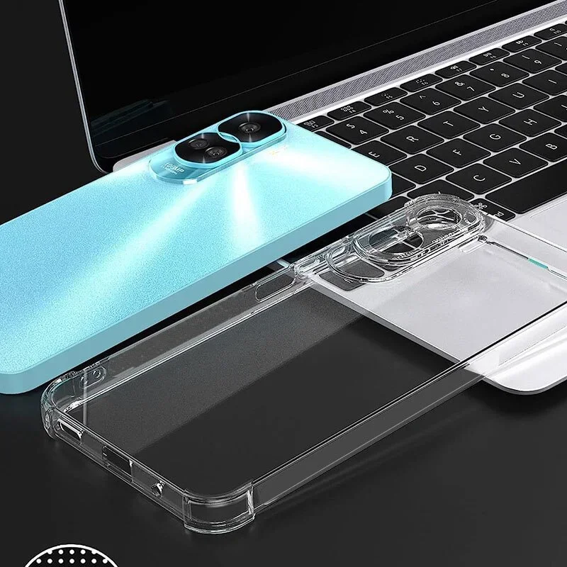 Capa de telefone de cristal à prova de choque para huawei honor 90 lite pro capa de silicone transparente capa traseira 70 lite pro x8a x9a x7a x6 x5 5g