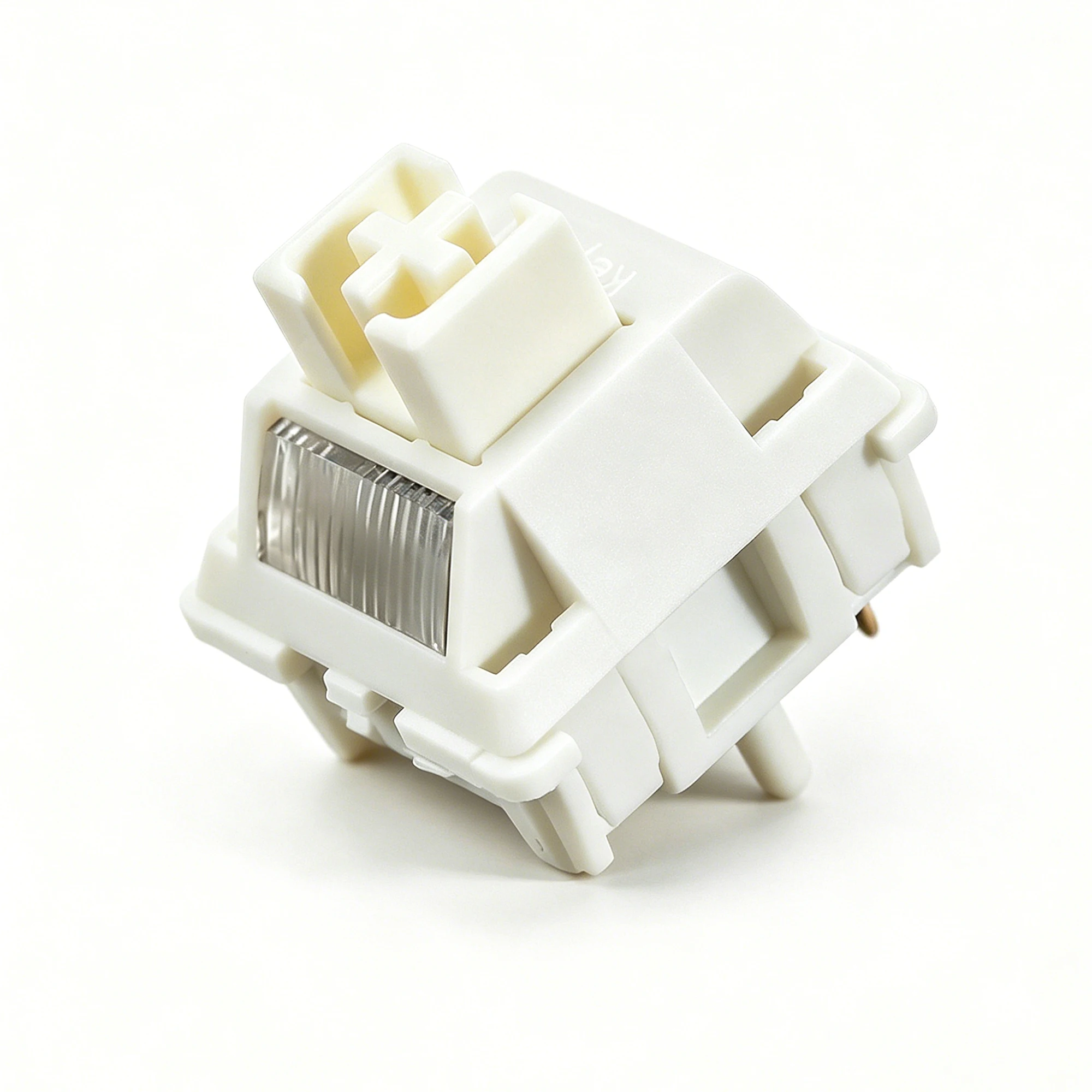 Keycool Walk Snow Switch Weiß 38gf 5-Pin Linear Creamy Switches HIFI für individuelle DIY 60% Gaming mechanische Tastaturen POM vorgeschmiert – Detail 5