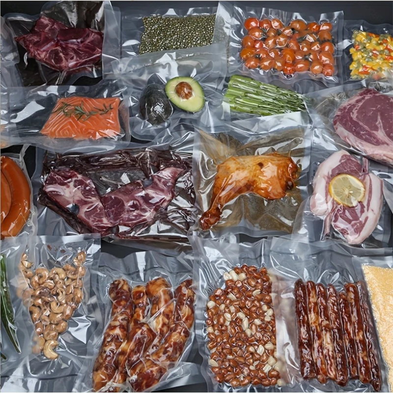 4 قطع أكياس سد الفراغات: 4 لفات (عرض M/L/XL)، 3 أمتار لكل منهما. مثالية لتخزين المواد الغذائية ووس فيديو وإعداد الوجبات. متوافق مع المكنسة الكهربائية