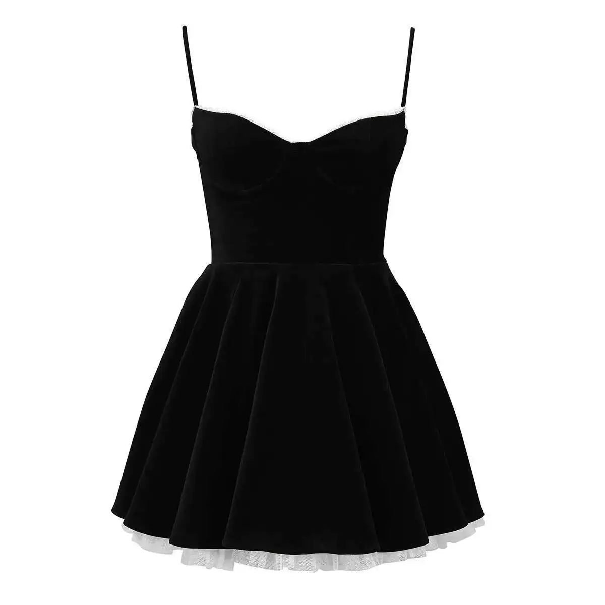 2025 picante menina francês branqueamento picante menina vestir-se alça feminina vestido de princesa curto vestido de verão robe feminino festa