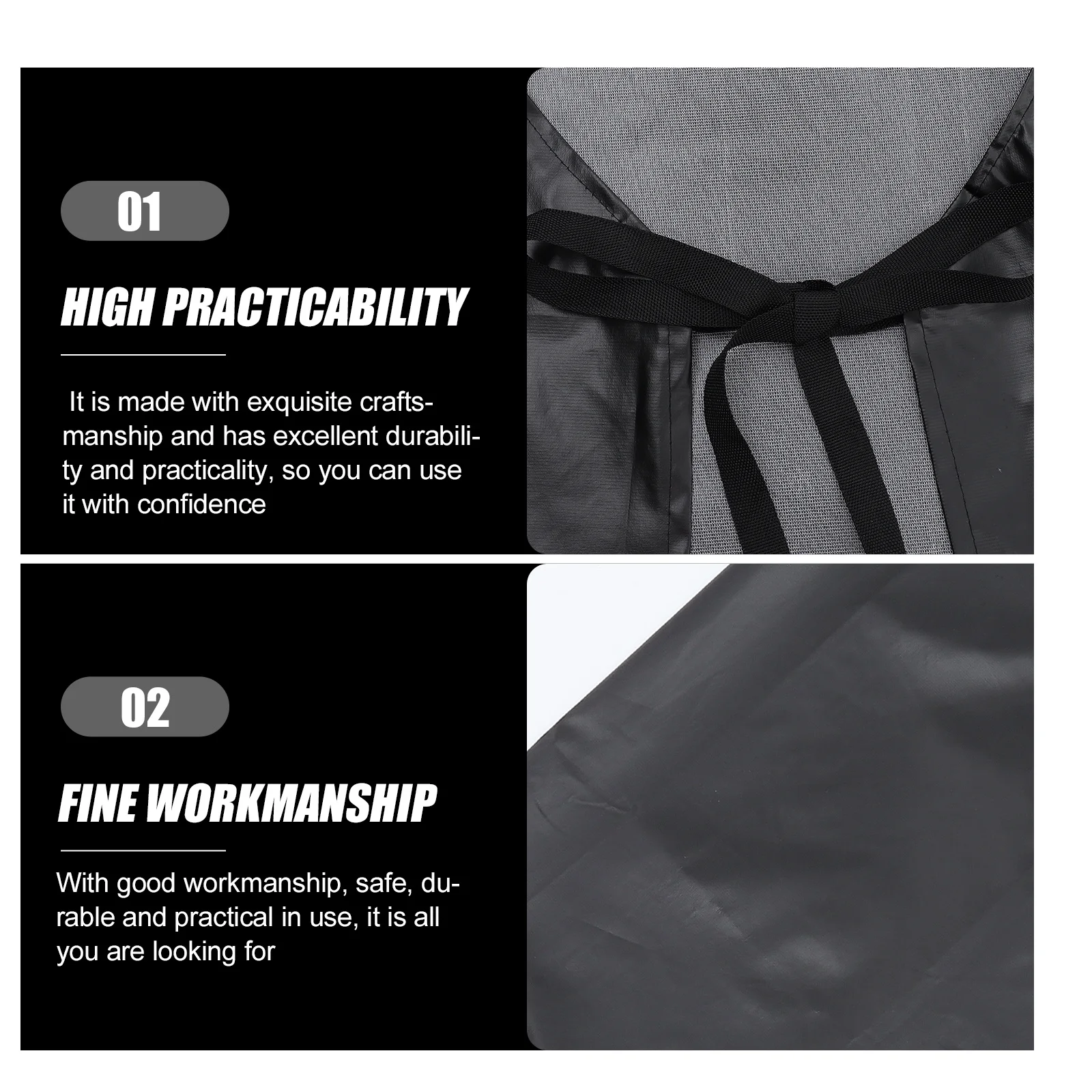 

Waterproof Multi-Purpose Kitchen Cooking Baking Bbq Gardening Apron For Men Women Pvc Household Restaurant Chef