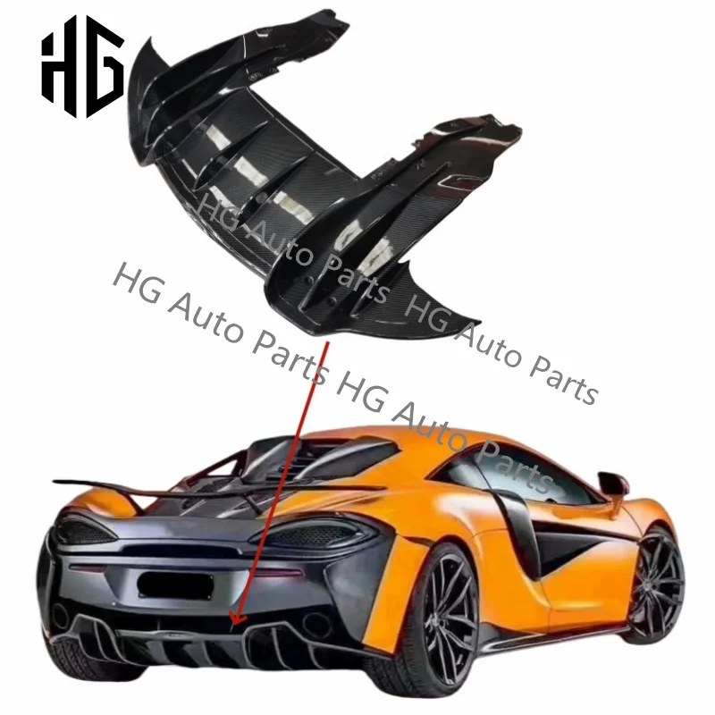 

High quality carbon fiber rear bumper lip splitter spoiler bodykit for mcalren 540c 570s 570gt oem car diffuser