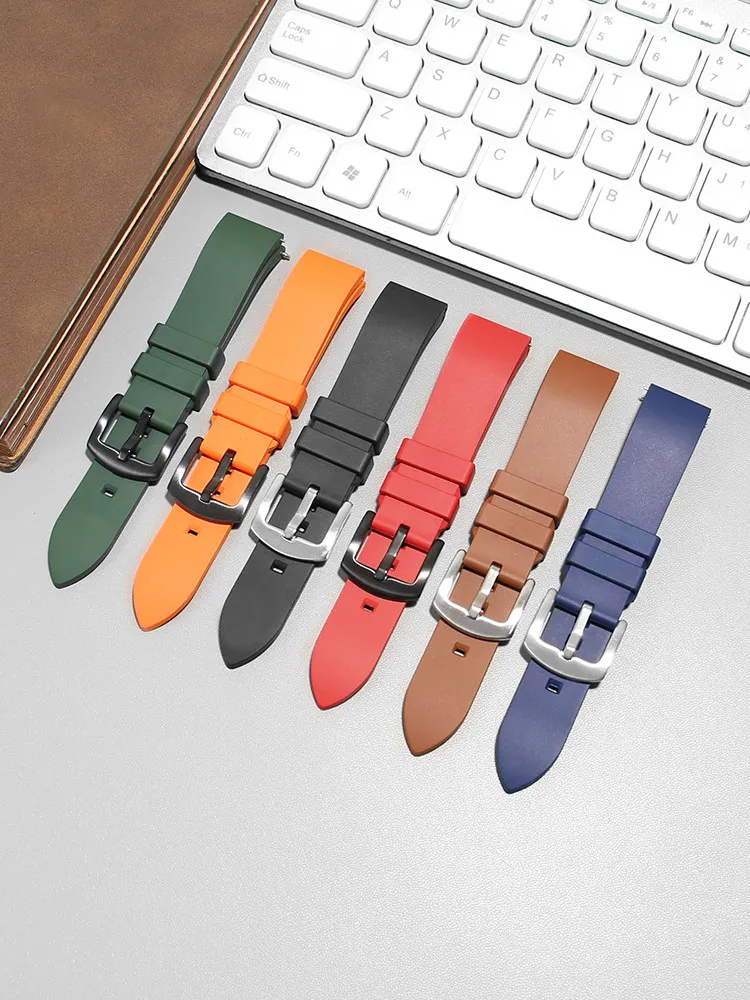 Fluoroelastomer Strap for Bentley BINLI Mechanical Watch BT8607/8608 BY6087 Grange Lawston