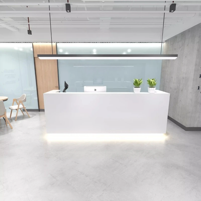 

Business Reception Desk Hairdressing Modern Infodesk Cashier Reception Desk Counter Table Recepcion Mostrador Beauty Furniture