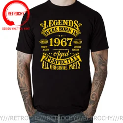 53 Years Old Vintage Classic Car 1967 53th Birthday T-Shirt Legends Born In 1967 53-Year-Old Sayings Quote Graphic Tee Tops Gift