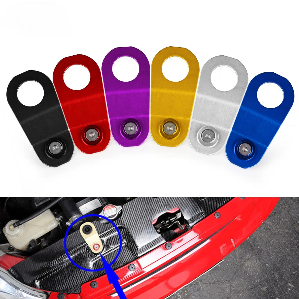 Aluminum Car Radiator Stay Bracket for Honda Civic EK 2000 Purple Tank Bracket Racing Refrigeration Bracket Car Radiator Stay