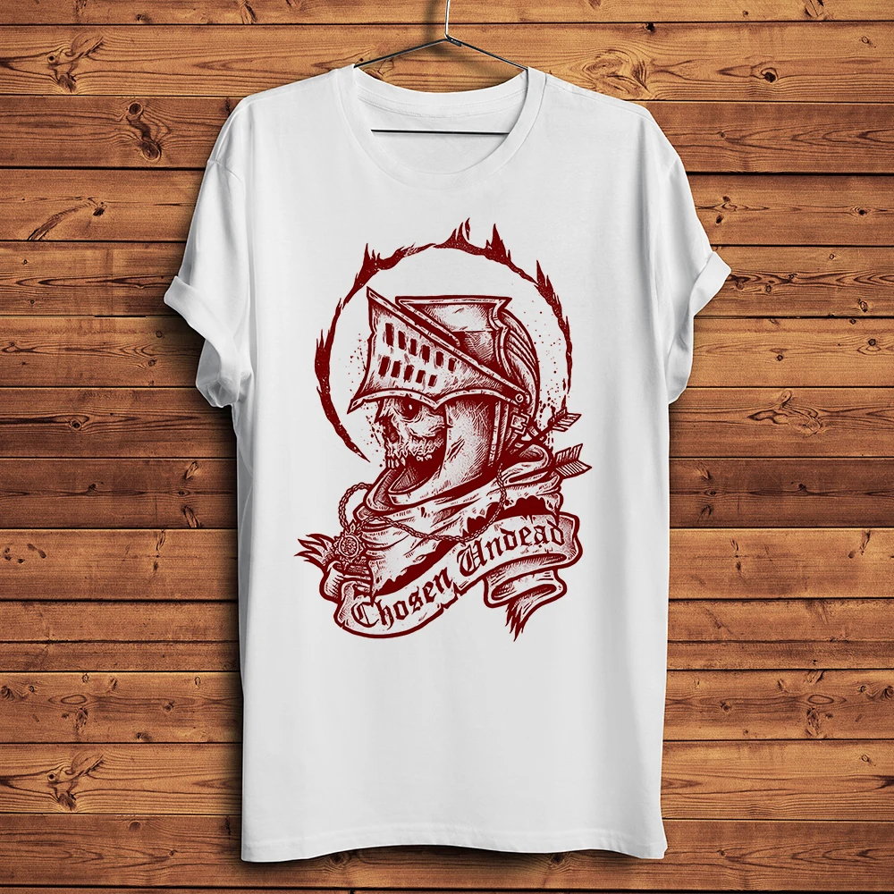 dark souls Swordsman Artorias funny anime T shirt Homme Men short sleeve breathable TShirt Streetwear Unisex Tee no-sticker