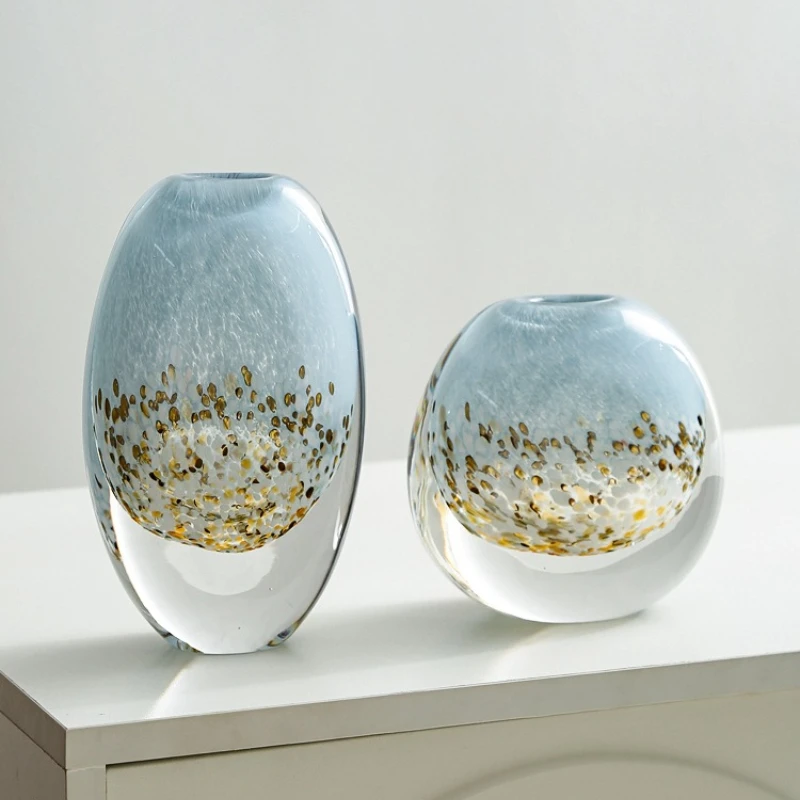 

Modern colored glass vase high-grade hydroponic flower arrangement art flower ware