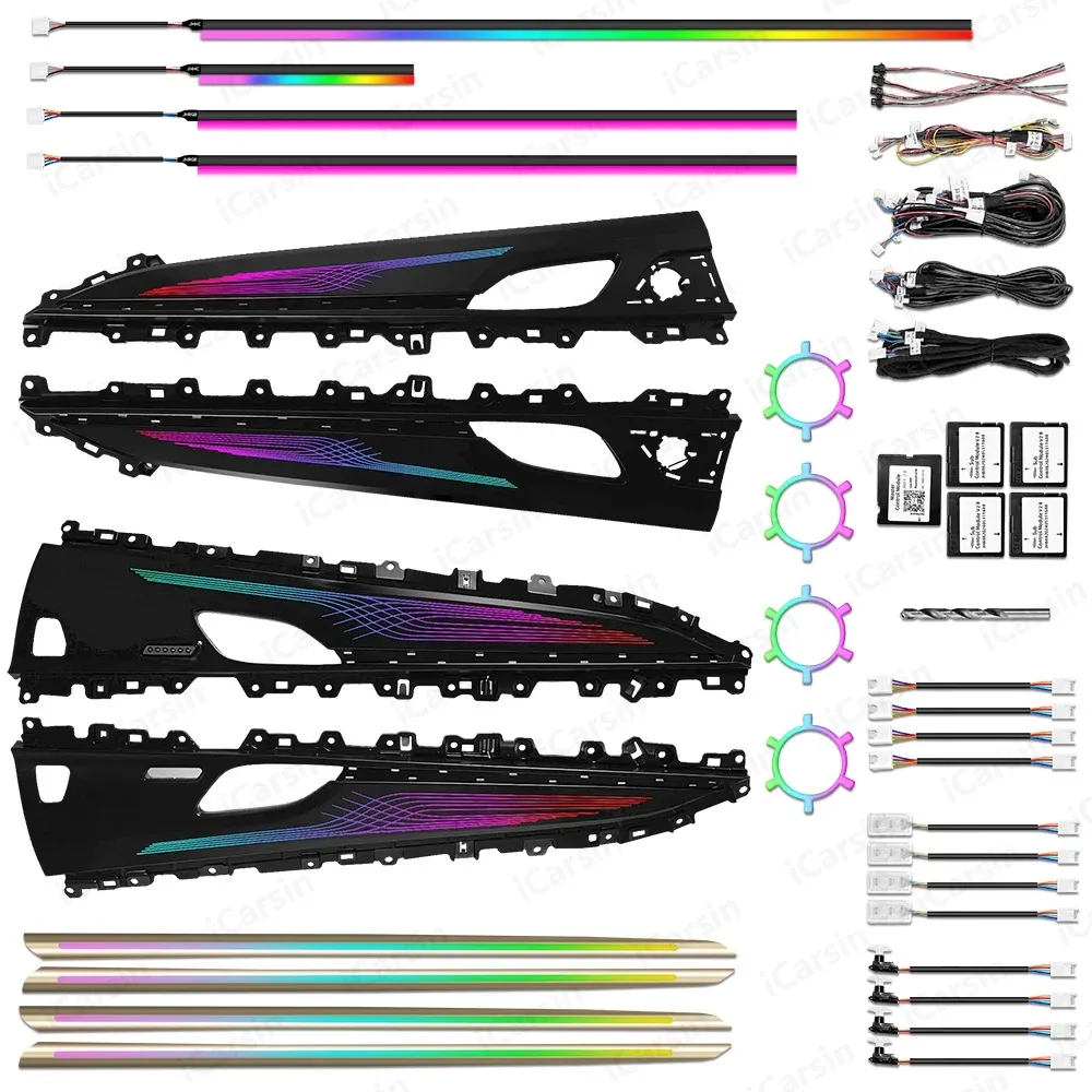 

Обновленное светодиодное освещение салона автомобиля Symphony для Renault Grand Koleos 2024, аксессуары для украшения атмосферной полосы