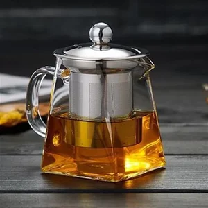 Glass teapot with infuser, tea, kettle, infusers, jar, kitchen, dinner, bar, house, Samovar 10 MAIN SALES GLASS KETER - №7