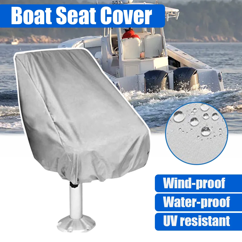 1/2X Waterproof Outdoor Foldable Boat Seat Cover Chair Sleeve Protective Cover Commonly Used Chair Protector For Yacht Accessory