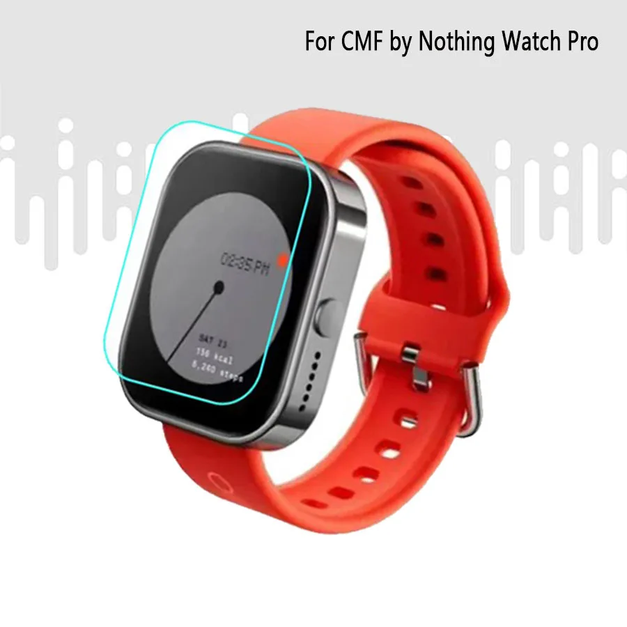 For CMF by Nothing Watch Pro SmartWatch Slim Glossy Repairable Skin Soft TPU Hydrogel Film Screen Protector -Not Tempered Glass