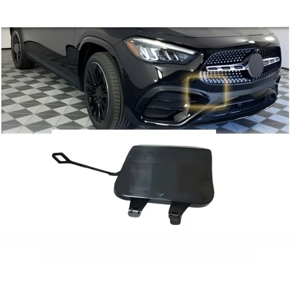 

Rear Bumper Cap Towing Cover ABS Plastic OEM Fit Replacement Installation Quick Install Non-deforming Bumper Repair