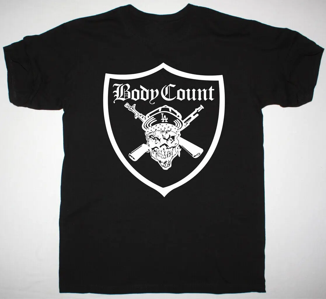 Vtg BODY COUNT SYNDICATE Cotton Black All Size For Men Shirt BL317