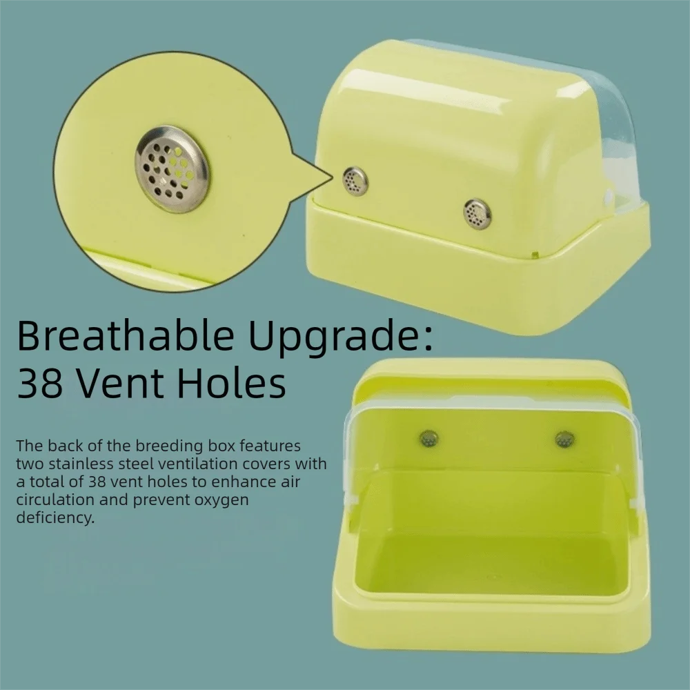 Visual Bird Incubator Adjustable Heat 3-speed Adjustment Bird Brooding Box Thermostat Controlled Chick Warmer Poultry Farming