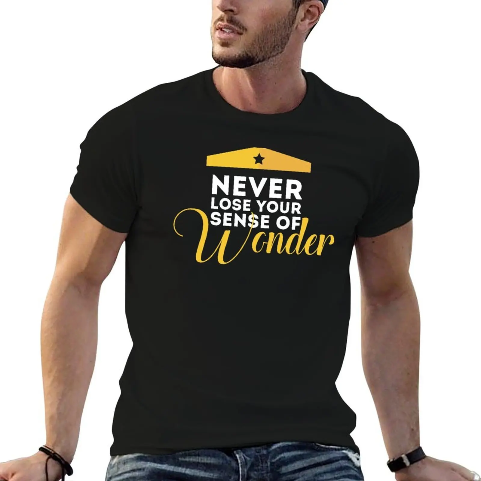 Never Lose Your Sense of Wonder T-Shirt valentines boutique clothes luxury men tshirt