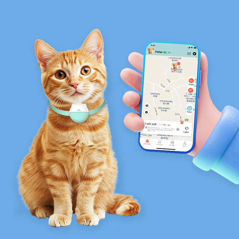 APP+WEB Monitoring Service Small and Light Dog/Cat Activity Tracking Pet GPS Tracker Animal Tracking Device EV-206 view 3