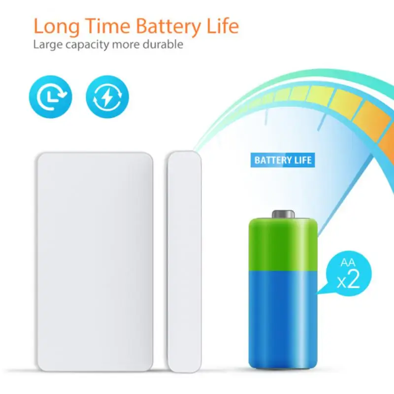 Tuya ZigBee NEO Door Window Sensor Open/Closed Detectors Monitor Smart Home Life App Remote Control Works With Alexa Google